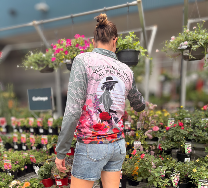 In bloom women's gardening shirt