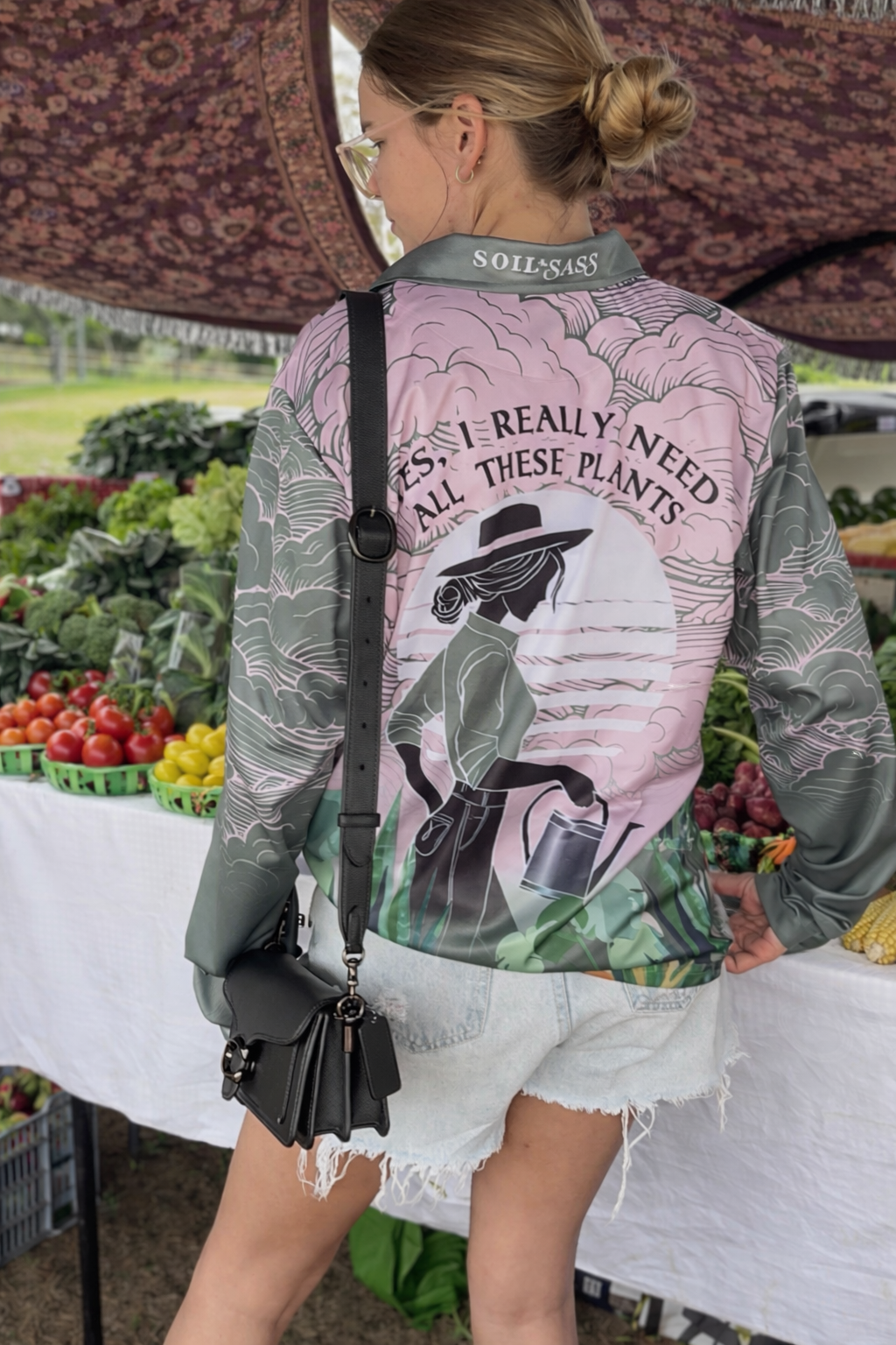 Plant life women’s gardening shirt