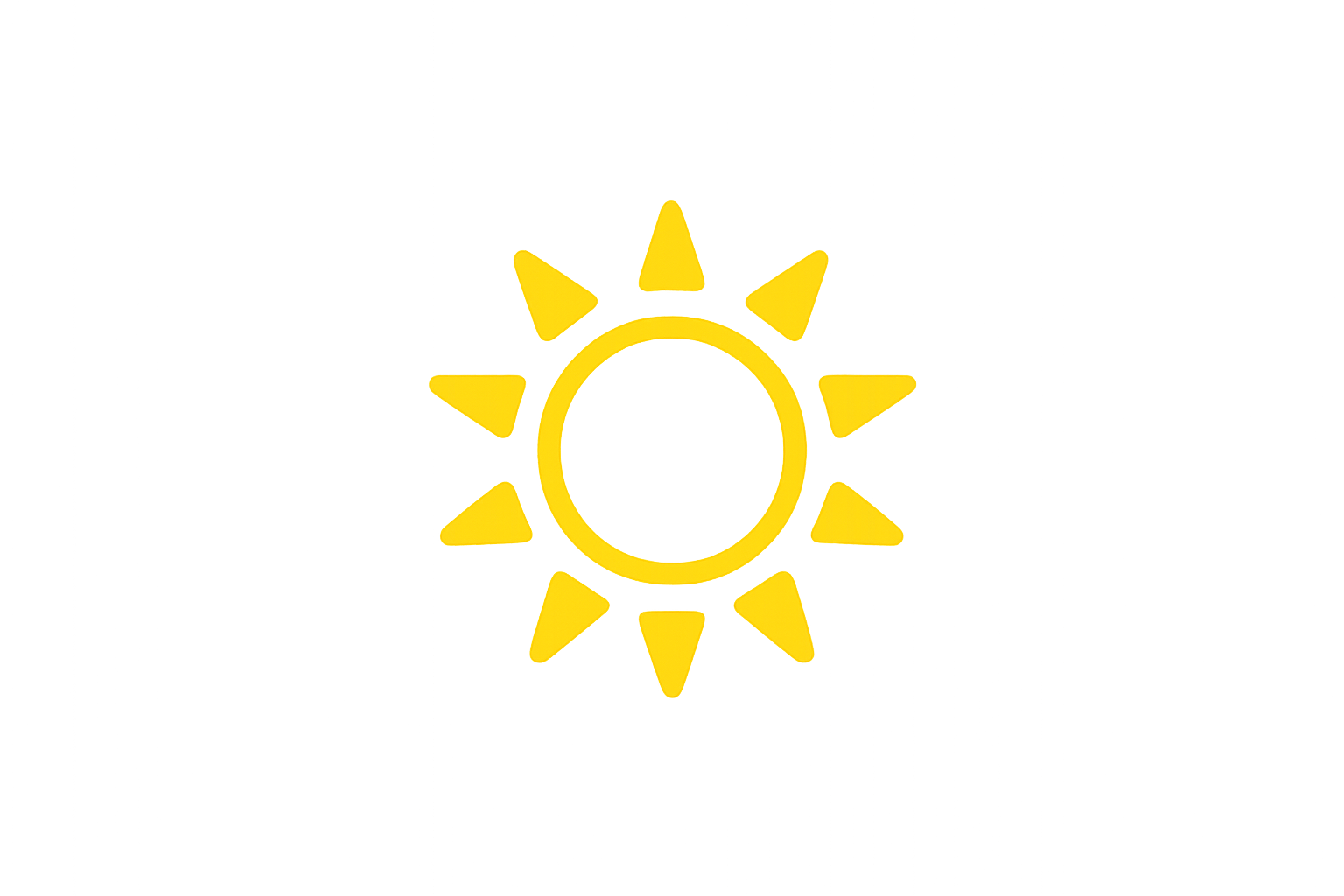 create a small sun icon